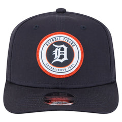 Detroit Tigers New Era Circle Patch 9SEVENTY Stretch-Snap Hat - Navy - New Era Online
