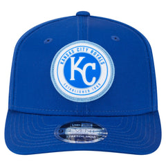 Kansas City Royals New Era Circle Patch 9SEVENTY Stretch-Snap Hat - Royal - New Era Discount