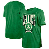 Boston Celtics Throwback Vintage Boxy Mineral Wash T-Shirt Kelly Green | New Era US