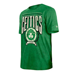 Boston Celtics Throwback Vintage Boxy Mineral Wash T-Shirt Kelly Green | New Era US