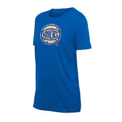 New York Knicks Women's Glam Game Flower T-Shirt Blue | New Era US