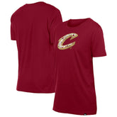 Cleveland Cavaliers Women's Glam Game Flower T-Shirt for sale Wine | New Era online