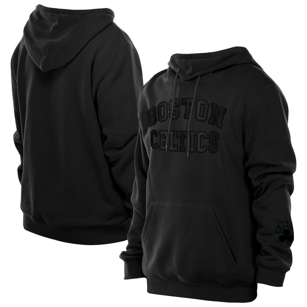 Boston Celtics Logo Select Premium Pullover Hoodie Black | New Era discount