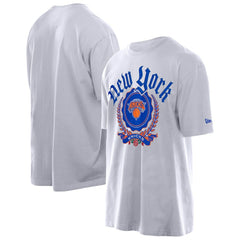 New York Knicks Throwback Prep Oversized T-Shirt White | New Era Near Me