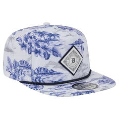 Detroit Tigers New Era Printed Island Golfer Snapback Hat - White - New Era Lifestyle