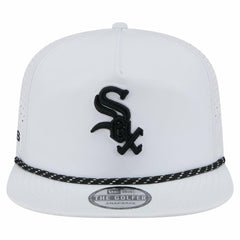 Chicago White Sox New Era Perforated Golfer Snapback Hat - White - New Era Online