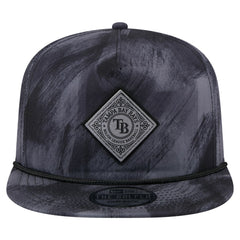 Tampa Bay Rays New Era Printed Golfer Snapback Hat - Navy - New Era Lifestyle