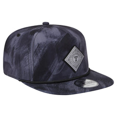 Texas Rangers New Era Printed Golfer Snapback Hat - Navy - New Era Discount