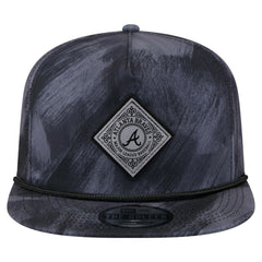 Atlanta Braves New Era Printed Golfer Snapback Hat - Navy - New Era Online