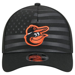 Baltimore Orioles New Era American Flag 9FORTY M-Crown A-Frame Adjustable Hat - Black - New Era Sale