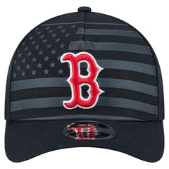 Boston Red Sox New Era American Flag 9FORTY M-Crown A-Frame Adjustable Hat - Navy - New Era Lifestyle