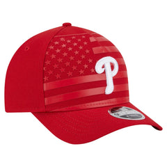 Philadelphia Phillies New Era American Flag 9FORTY M-Crown A-Frame Adjustable Hat - Red - New Era Online