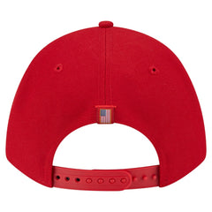 Philadelphia Phillies New Era American Flag 9FORTY M-Crown A-Frame Adjustable Hat - Red - New Era Online