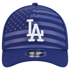 Los Angeles Dodgers New Era American Flag 9FORTY M-Crown A-Frame Adjustable Hat - Royal - New Era Discount