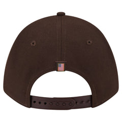 San Diego Padres New Era American Flag 9FORTY M-Crown A-Frame Adjustable Hat - Brown - New Era on Sale