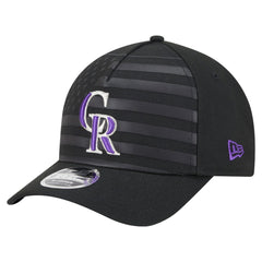Colorado Rockies New Era American Flag 9FORTY M-Crown A-Frame Adjustable Hat - Black - New Era Sale