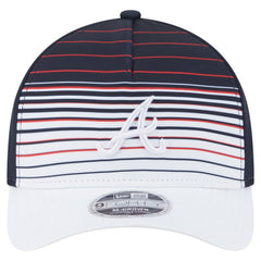 Atlanta Braves New Era Gradient 9FORTY M-Crown Adjustable Hat - Navy - New Era Sale
