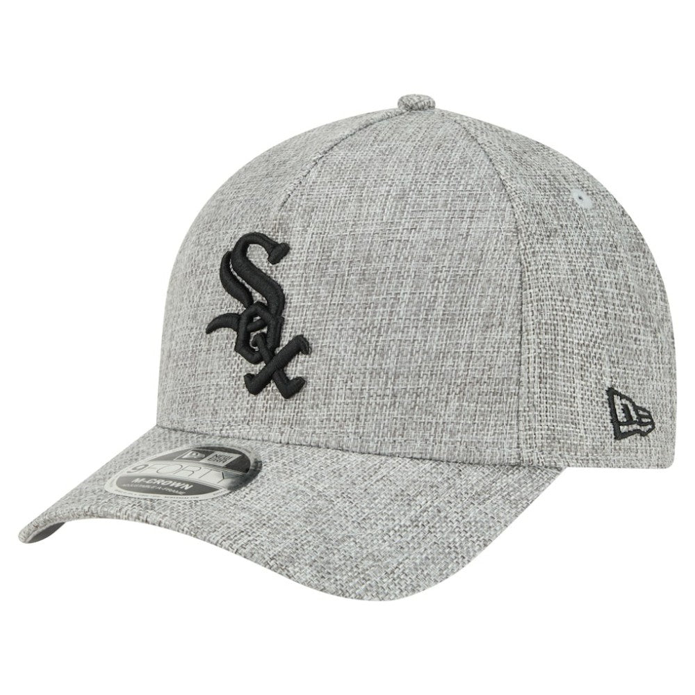 Chicago White Sox New Era Cotton Weave M-Crown A-Frame 9FORTY Adjustable Hat - Gray - New Era on Sale