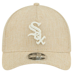 Chicago White Sox New Era Cotton Weave M-Crown A-Frame 9FORTY Adjustable Hat - Beige - New Era Sale