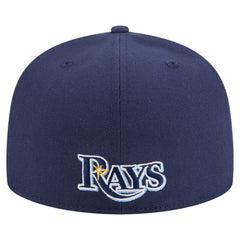 Tampa Bay Rays New Era Overlap 59FIFTY Fitted Hat - Navy - New Era Online