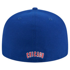 Chicago Cubs New Era Overlap 59FIFTY Fitted Hat - Royal - New Era on Sale