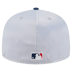 Boston Red Sox New Era Satin 59FIFTY Fitted Hat - Gray/Navy - New Era Sale