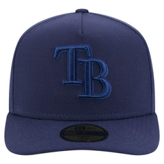 Tampa Bay Rays New Era Color Pack A-Frame 59FIFTY Fitted Hat - Navy - New Era Discount