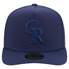 Colorado Rockies New Era Color Pack A-Frame 59FIFTY Fitted Hat - Navy - New Era Lifestyle