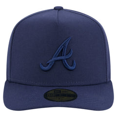 Atlanta Braves New Era Color Pack A-Frame 59FIFTY Fitted Hat - Navy - New Era Sale