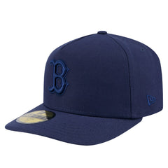 Boston Red Sox New Era Color Pack A-Frame 59FIFTY Fitted Hat - Navy - New Era Lifestyle