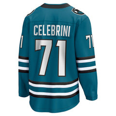 Macklin Celebrini San Jose Sharks Fanatics Home Breakaway Jersey – Teal - NHL 201925491