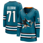 Macklin Celebrini San Jose Sharks Fanatics Women's Home Breakaway Jersey – Teal - NHL 201925492