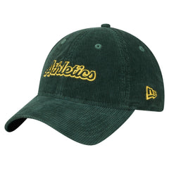 Athletics New Era Women's Corduroy 9TWENTY Adjustable Hat - Green - New Era Discount