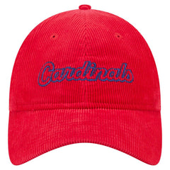 St. Louis Cardinals New Era Women's Corduroy 9TWENTY Adjustable Hat - Red - New Era Discount