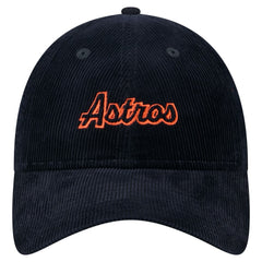 Houston Astros New Era Women's Corduroy 9TWENTY Adjustable Hat - Navy - New Era Discount