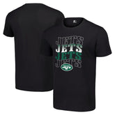 New York Jets Starter Four Name T-Shirt Black