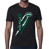 New York Jets Starter Color Scratch T-Shirt Black