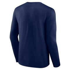 Atlanta Braves Fastball Long Sleeve T-Shirt - Navy - MLB Discount