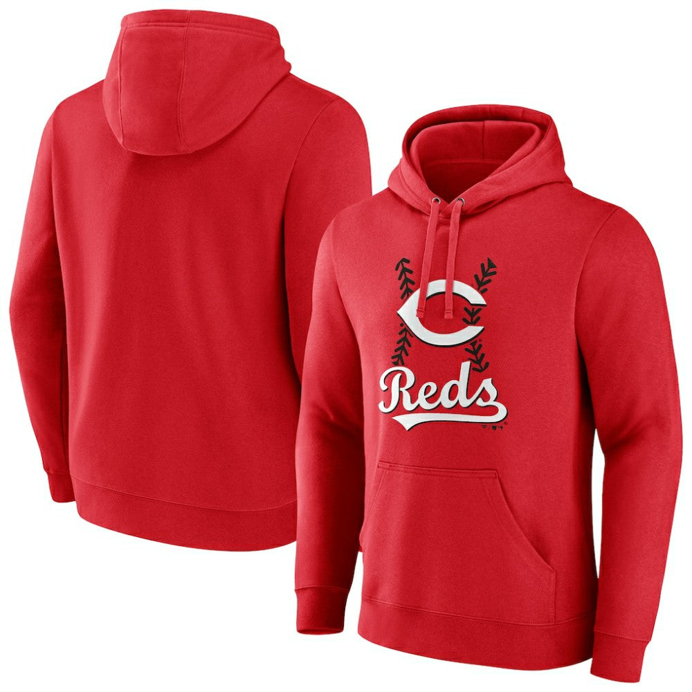 Cincinnati Reds Fastball Pullover Hoodie - Red - MLB Sale