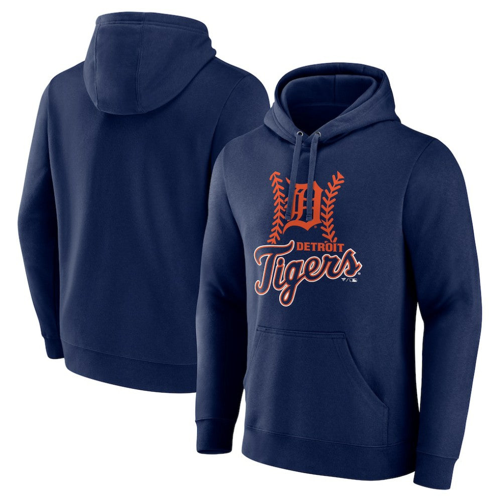 Detroit Tigers Fastball Pullover Hoodie - Navy - MLB Sale