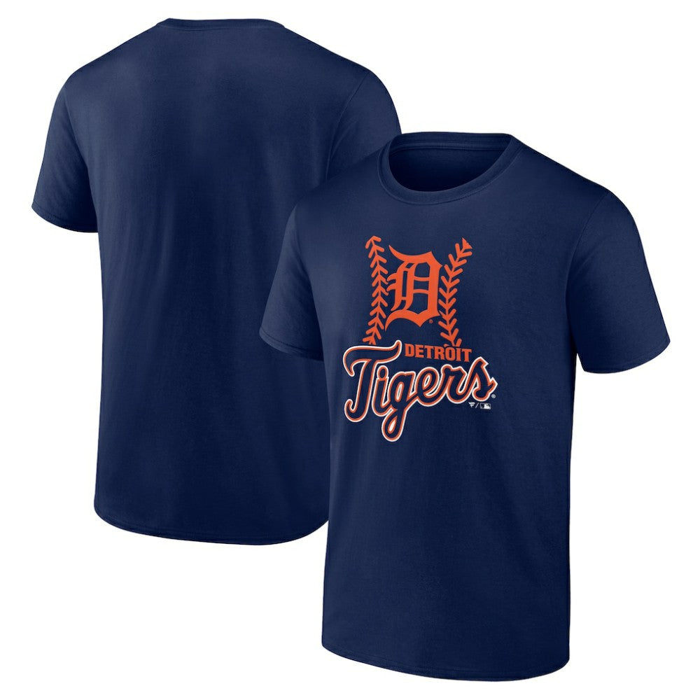 Detroit Tigers Fastball T-Shirt - Navy - MLB on Sale