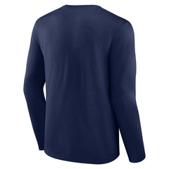 Milwaukee Brewers Fastball Long Sleeve T-Shirt - Navy - MLB Lifestyle