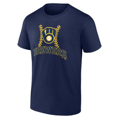 Milwaukee Brewers Fastball T-Shirt - Navy - MLB Online