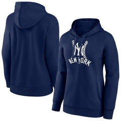 New York Yankees Women's Fastball Pullover Hoodie - Navy - MLB Discount