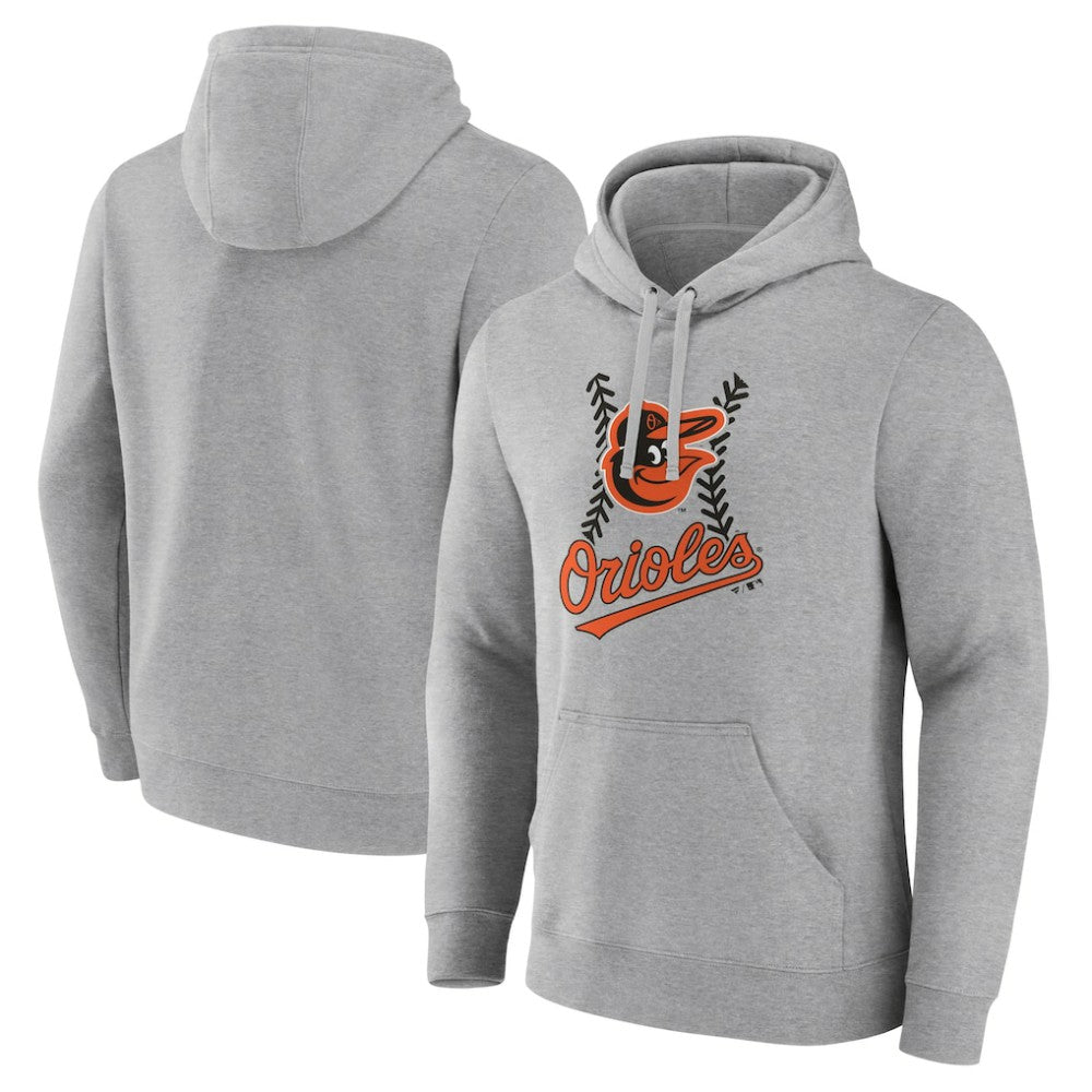 Baltimore Orioles Fastball Pullover Hoodie - Gray - MLB Online