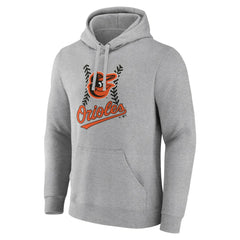 Baltimore Orioles Fastball Pullover Hoodie - Gray - MLB Online