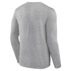 Chicago Cubs Fastball Long Sleeve T-Shirt - Gray - MLB Sale