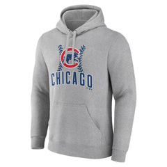 Chicago Cubs Fastball Pullover Hoodie - Gray - MLB Lifestyle
