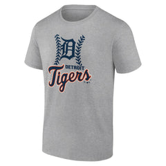Detroit Tigers Fastball T-Shirt - Heather Gray - MLB Discount