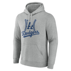 Los Angeles Dodgers Fastball Pullover Hoodie - Gray - MLB Discount